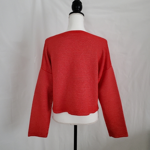 Theory Tamrist Striped Knit long sleeve Sweater sz Med - Picture 6 of 11